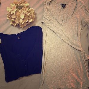 Simple long sleeve shirts by H&M